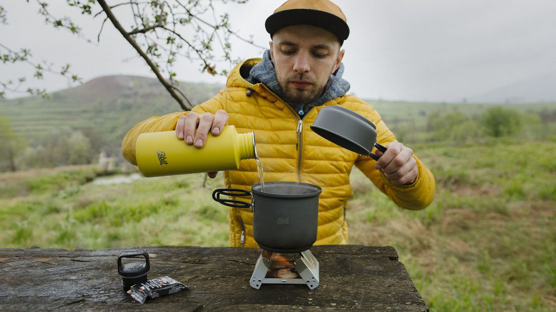 Esbit Pocket Stove Small - Kuchenka / Palnik turystyczny + paliwo 6 x 14 g